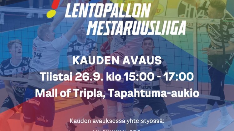 Mestaruusliigan kauden avaustilaisuus tiistaina Mall of Triplassa ja Ruudussa