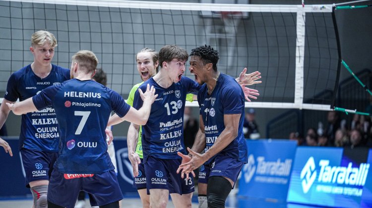 AC Oulu Volley Hurrikaania vastaan finaaleihin