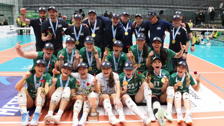 Pölkky Kuusamolle neljäs naisten lentopallon Suomen mestaruus