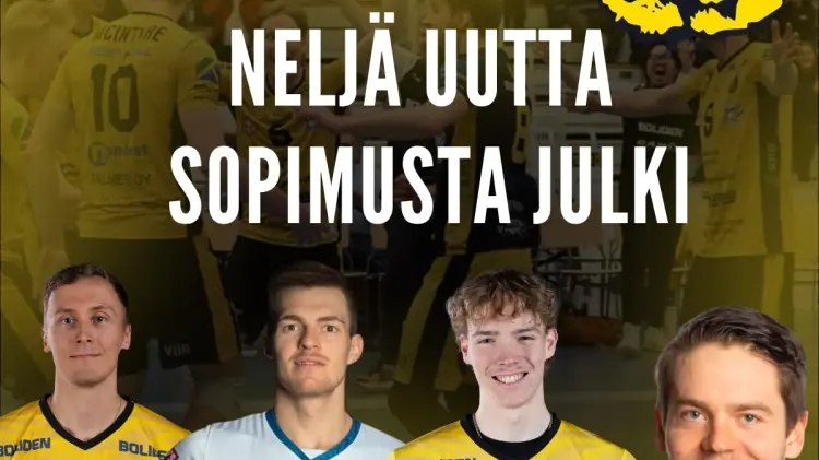 Tiikereiden kokoonpano vahvistuu - neljä pelaajasopimusta julki