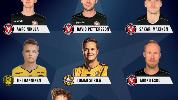 Miesten Mestaruusliigan tähdistössä peräti viisi ensikertalaista